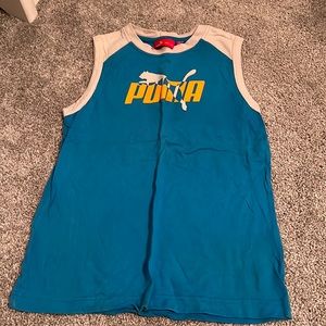 boys vintage 90s PUMA tank top size medium